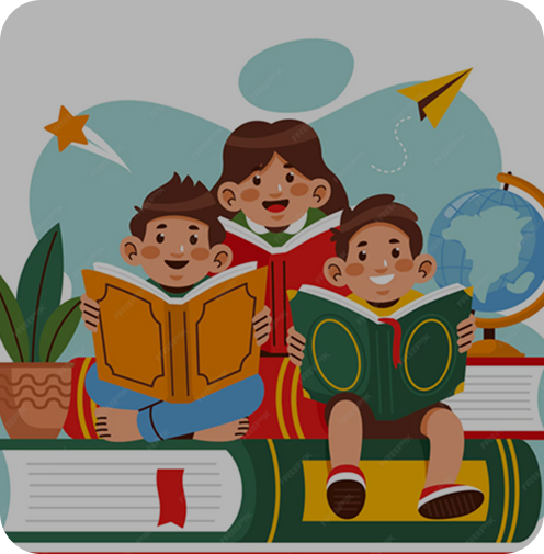 Students Reading